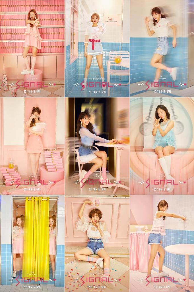 TWICE SIGNAL 4th Mini Album with Tracking Twc (C Version)