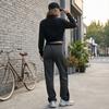 Dames Hoge Taille Wijde Pijpen Joggingbroek met Kleurblok Zijstrepen - Casual Joggers voor Dagelijks Gebruik