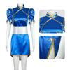 Chun-Li Qipao Swimsuit Cosplay Costume - Street Fighter Chinese Lion Dance Performance Outfit