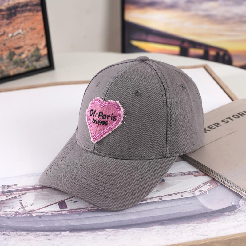 Neuer Hut für Damen, Herbst- und Winter-Hardtop-Baseballkappe, modisch und modisch, Sonnenschutzhut, Liebe