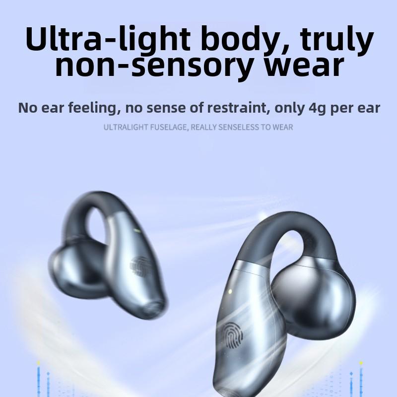 Wireless Bluetooth Headset Standby Life Clip In-ear Running Noise Reduction