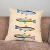 Fish Art Pillow Case Pillowcase Home Sofa Cushions Car Cushions Pillowcover Office Pillowshell Pillow