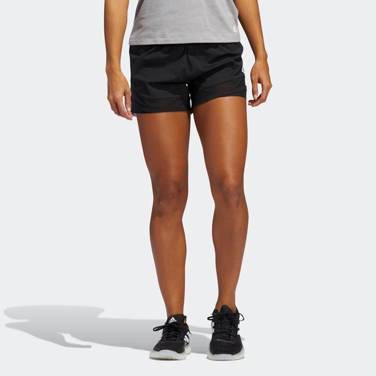 Adidas Solid Color Elastic Waist Sports Fitness Casual Shorts Women Shorts FT7008