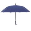 Windproof 16-Rib Large Solid Color Automatic Open Umbrella with Long Handle