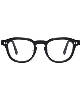 Likkeullou Rc Temple No.1 Black Acetate Glasses
