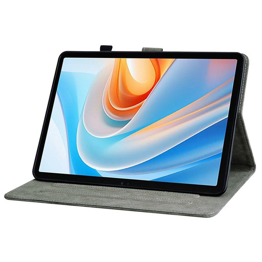 Für itel Vistatab 30 Hüllen Tigeraufdruck Kratzfestes PU-Leder Tablet-Hülle