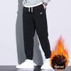 Men's Trendy Fleece-Lined Corduroy Sweatpants: Winter Warmth & Versatile Style