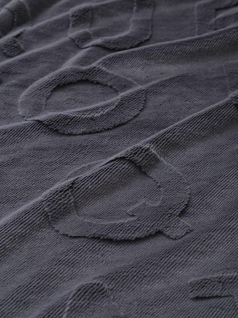 Carved Logo Pattern Blanket PSGG255806NVYF [Sleep]