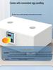 Smart Automatic Incubator for Quail, Duck, and Goose Eggs - Compact and Intelligent Hatching Machine for Home Use