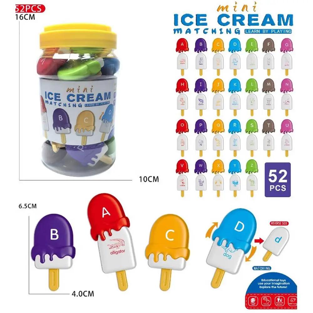 

Игрушки для изучения алфавита, набор палочек для мороженого, сортировка по цвету, развивающие игрушки для детей, распознавание слов one set