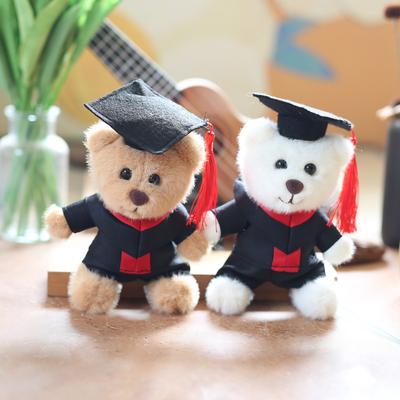 Cute Cute Doctor Bear Small Pendant Plush Toy Doll Bear Bag Hanging Keychain Doll Doll