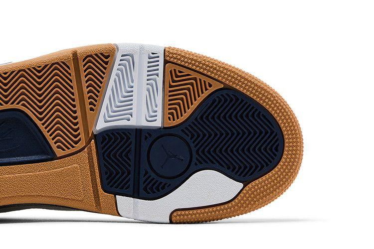 Men's Sneakers Jordan Flight Court Neutral Grey White Gum Light Brown Midnight Navy