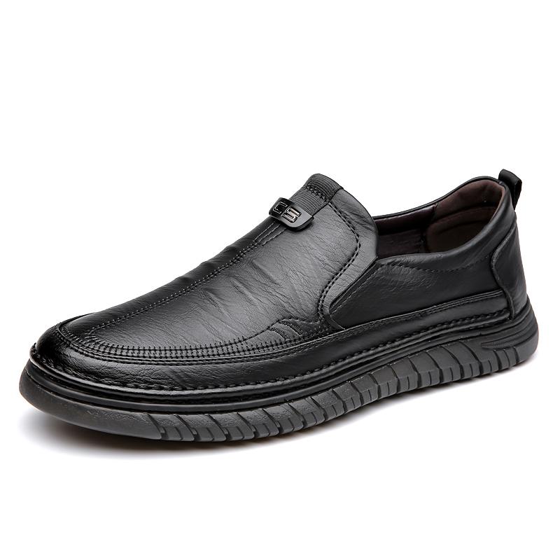 Zapatos Slip On de Cuero Genuino Cosidos a Mano para Hombre, Calzado Formal de Negocios para Ocasión, Fiesta de Bodas, Ocio, Zapatos de Vestir