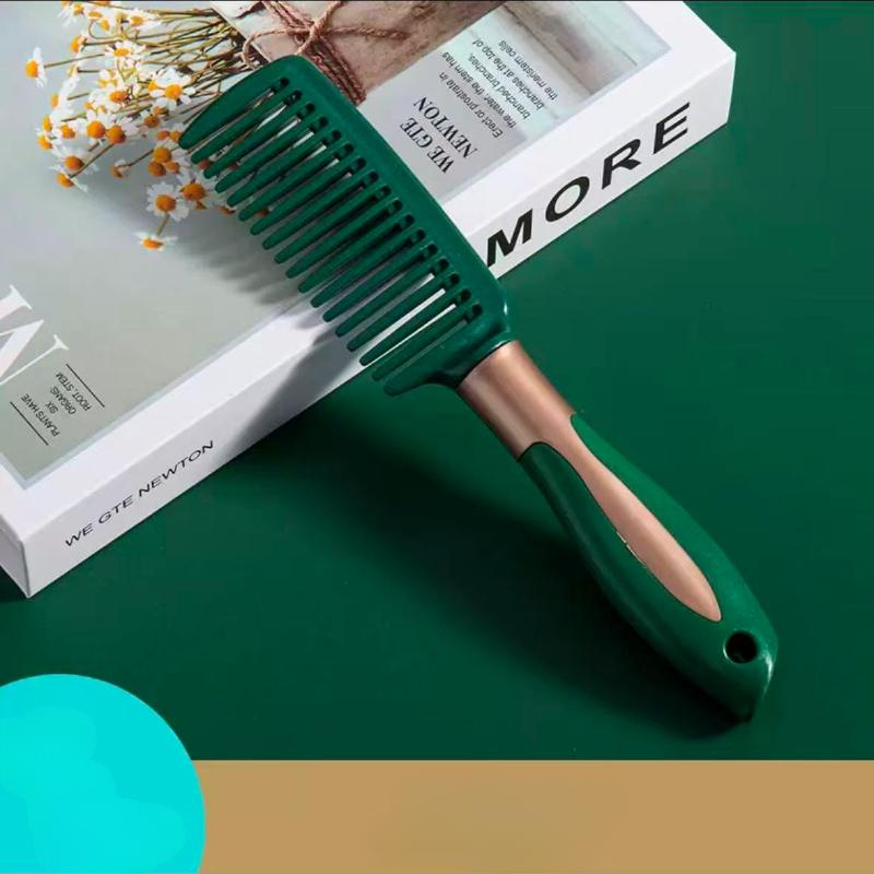 

Темно-зеленая щетка для волос, массажная расческа для кожи головы, женская щетка для влажных вьющихся волос, щетка для распутывания волос для салона, парикмахерские инструменты для укладки
