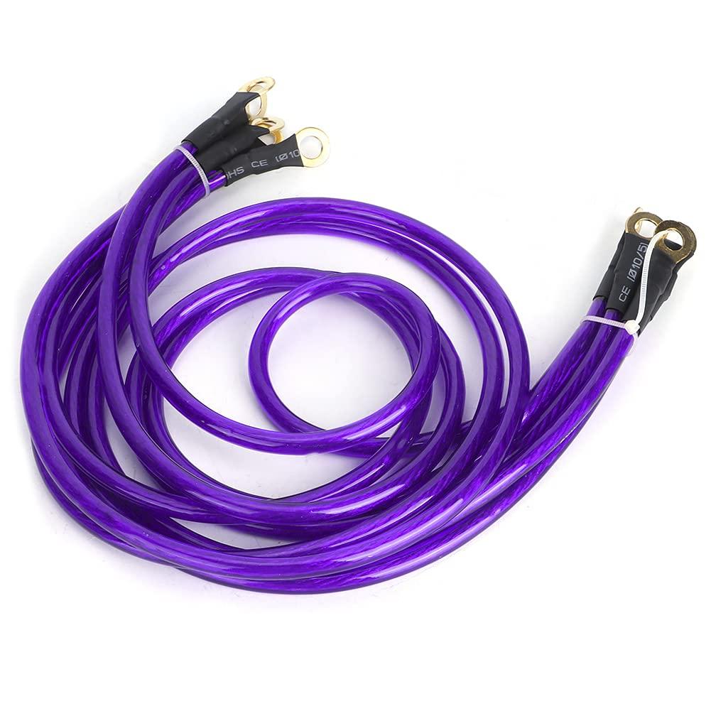 Car Ground Wire, Strong Grounding Kit, Strong Grounding Cable, 5 Pieces, PVC Material, Brass