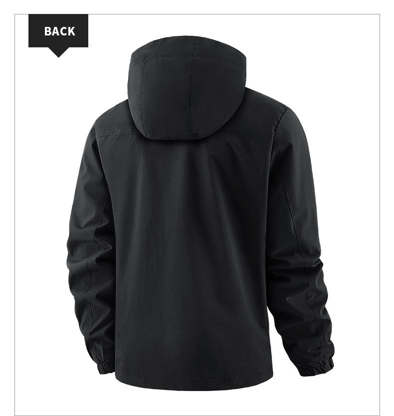 Men's Spring/Autumn European & American Casual Workwear Jacket: Loose Fashion Trench Coat