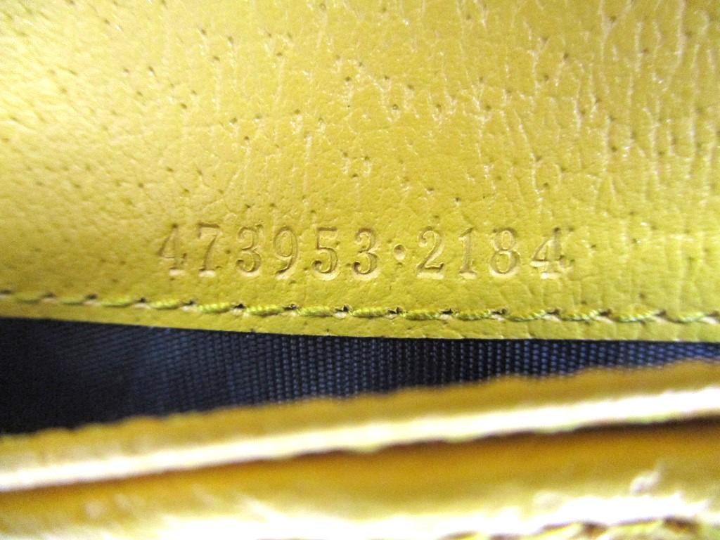 Authentic GUCCI Neo Vintage GG Supreme Canvas Yellow Leather Round Zip Long Wallet #a593  Refurbished