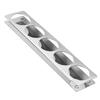 Dental Drip Bottle Placement Rack Silver Stainless Steel Reusable Bottle Holder for Dentists 