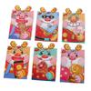6Pcs/set Cute Dragon Red Packet Cartoon Cartoon Red Bags 3D Print Red Envelope  Celebration Party