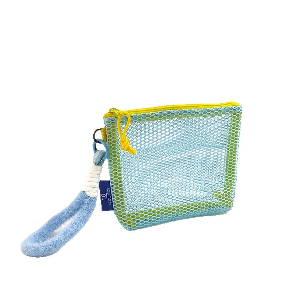 

Candy Color Lipstick Key Storage Pouch Mesh Zipper Coin Purse New Cosmetic Bag синій