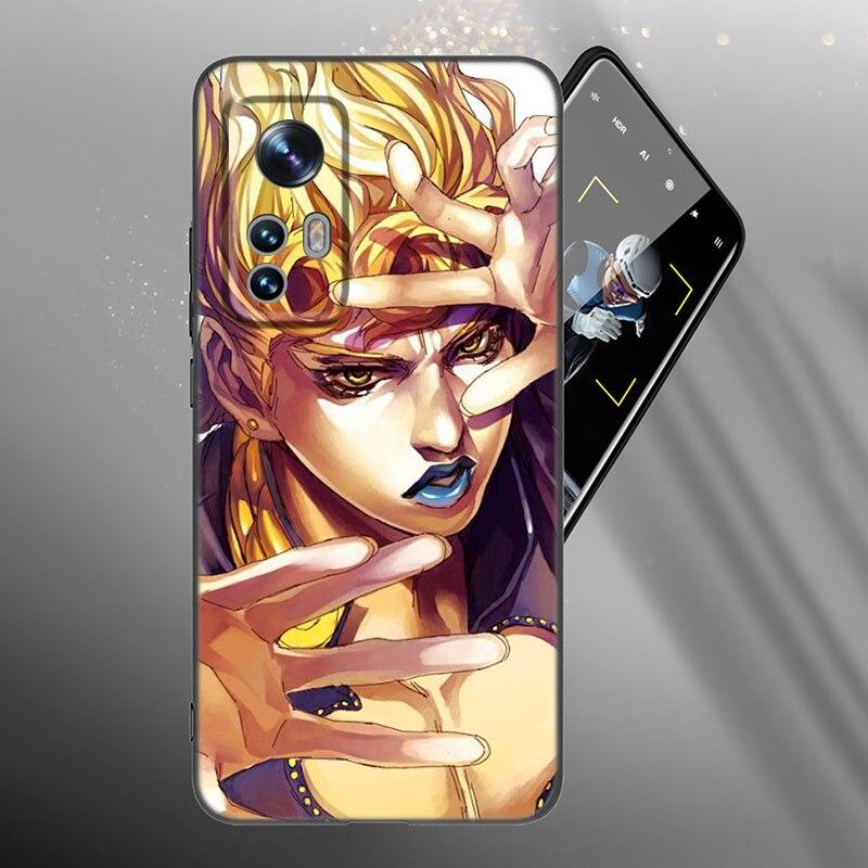 JoJo Bizarre Adventure Phone Case For Xiaomi Mi 10T 11i 11T Note 10 11 Lite NE F1 POCO F3 M3 X3 GT NFC M4 X4 Pro 5G Black Cover