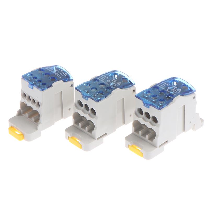 Ukk 80A/125A/160A 1 In Multiple-Out Distribution Box Din Rail Terminal Junction