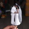 Elegant Cake Toppers Dolls Bride & Groom Figurines  for Anniversaries,Engagements