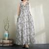 Sleeveless Plus Size Cotton Vintage  New In Dresses for Women Casual Loose Long Summer Dress