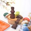 Silicone orange bunny cookie and praline mold SILLINIE