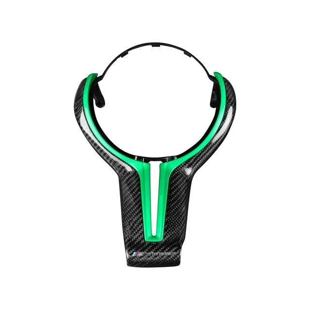 New M power Steering Wheel Covers Car Carbon Fiber M sport Steering Wheel Trim for BMW M2 F87 M3 F80 M4 F82 M5 F10 M6 F06