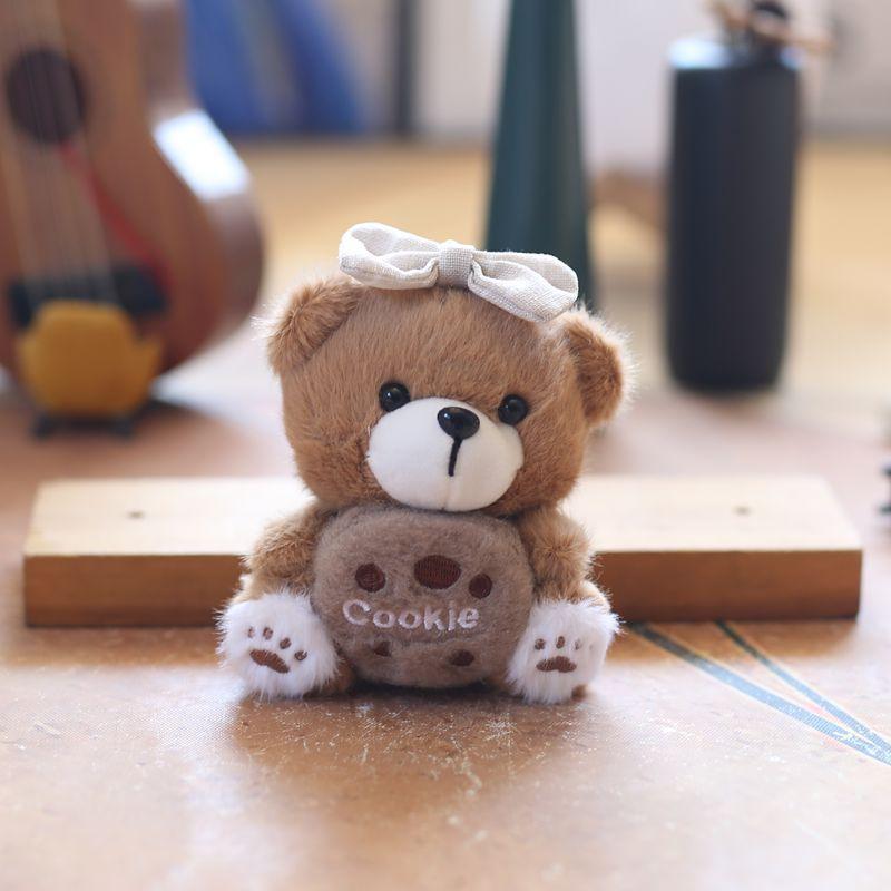 

Очаровательный Мишка Милый Плюшевый Брелок Мягкий Короткий Плюш Медведь Печенька Подвеска Biscuit