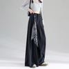 Women's Drapey Wide-Leg High-Waisted Slimming Floor-Length Pants - 2026 Spring/Summer Collection
