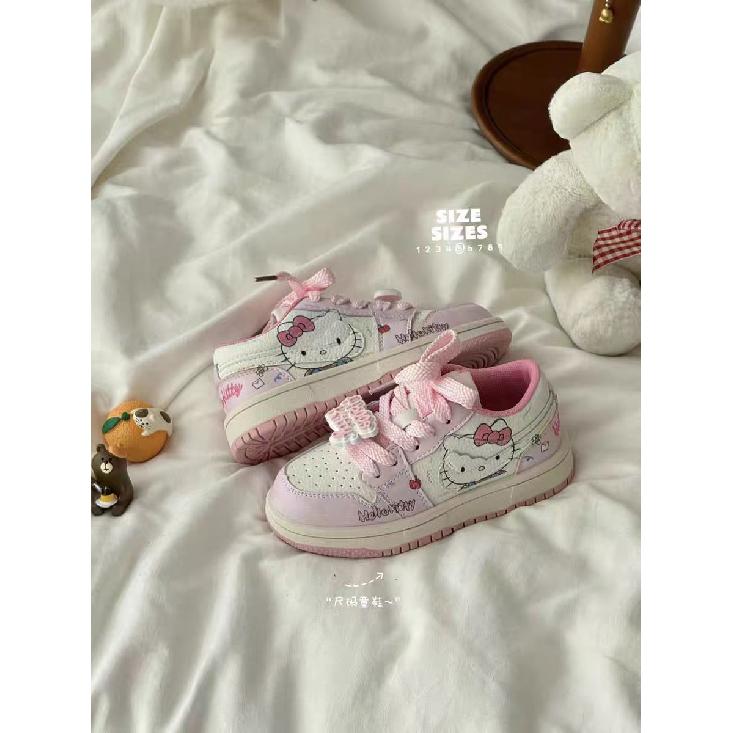 Autumn Cute Cartoon Casual Sneakers for Girls, Non-slip Soft-soled Student Sports Shoes for Older Children