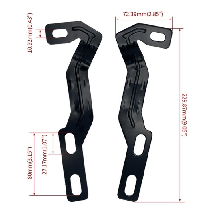 Mount Brackets for Hood Hinge Ditch LED Light Mounting Bracket