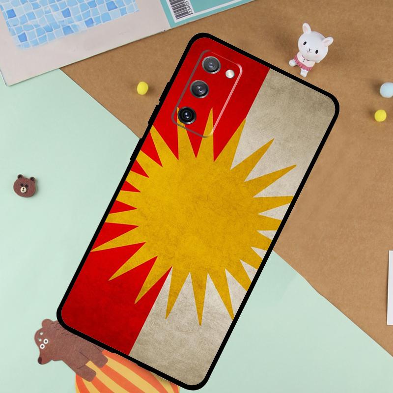 

Yazidis Flag Soft Case For Samsung Galaxy S24 Ultra S9 S10 S20 S22 S23 Plus S21 FE S25 Ultra Funda Cover Galaxy S23Ultra