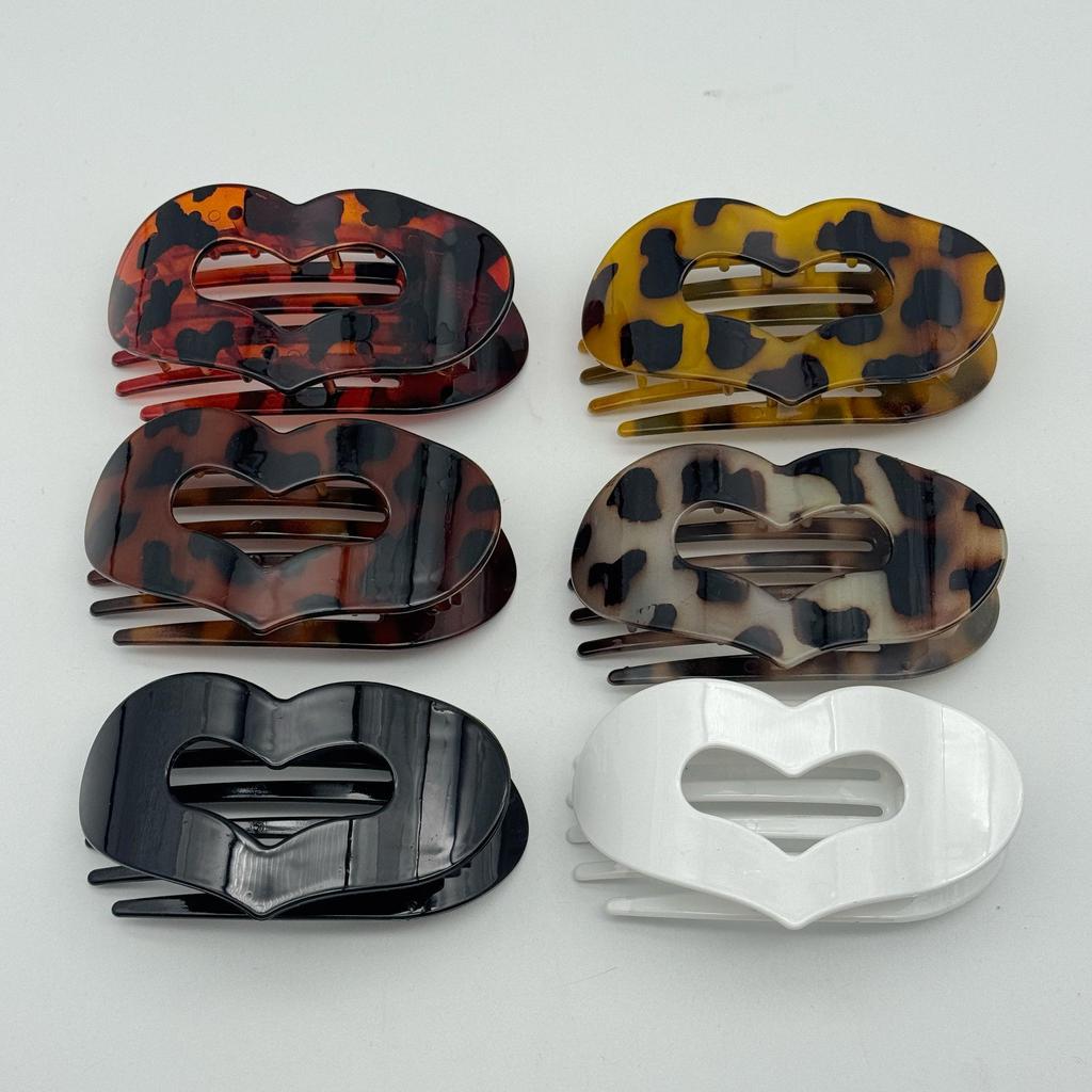 Curved Oval Updo Hair Claw - Temperament Shark Clip
