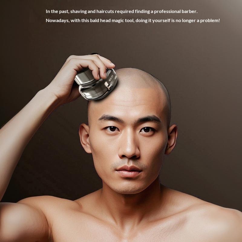 1 Set Bald Head Gadget New Upgraded Digital Hair Clipper Electric Hair Clipper Electric Pusher Dual-Purpose Shaver