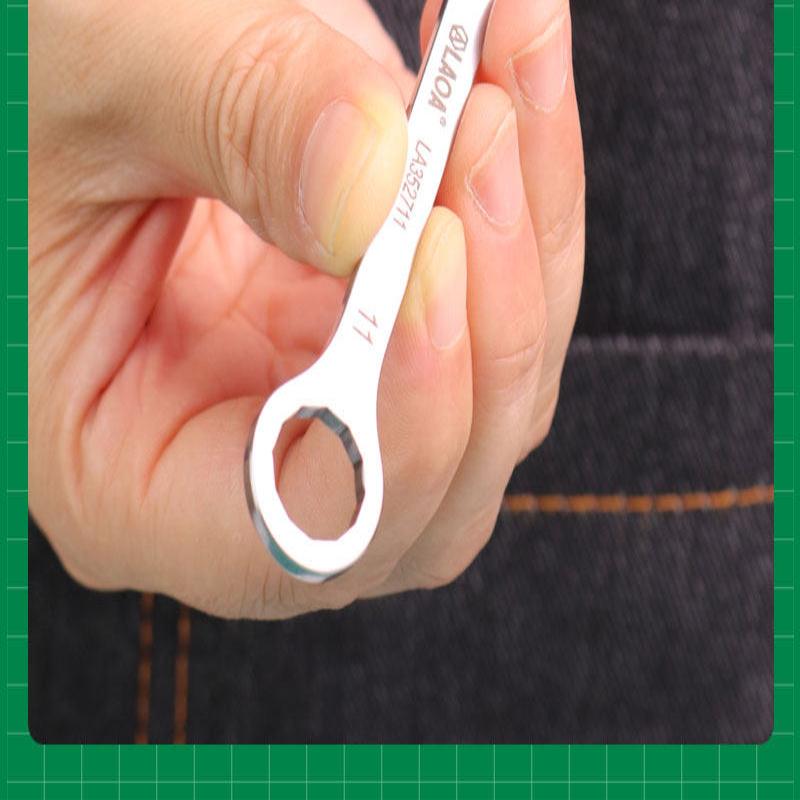 Mini Thin Double Open-End Wrench Stainless Steel Dual-Purpose Wrench 5 To 11 Mm Available Mini Dual-Purpose Wrench Set