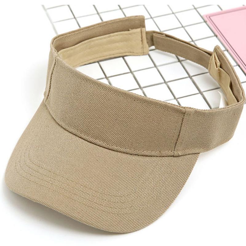 Outdoor Solid Empty Sun Hats Men Women Cotton Visor UV Protection Top Sport Tennis Golf Running Sunscreen Students Baseball Cap