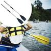 2 Aluminum Alloy Floating Boat Canoe Paddles for Outdoor Activities.