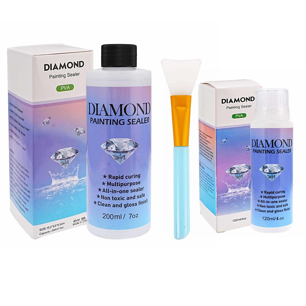 60ML/120ML/200ML Diamond Painting Sealer DIY Conserver Puzzle Glue Diamond Painting Accessories and Tools