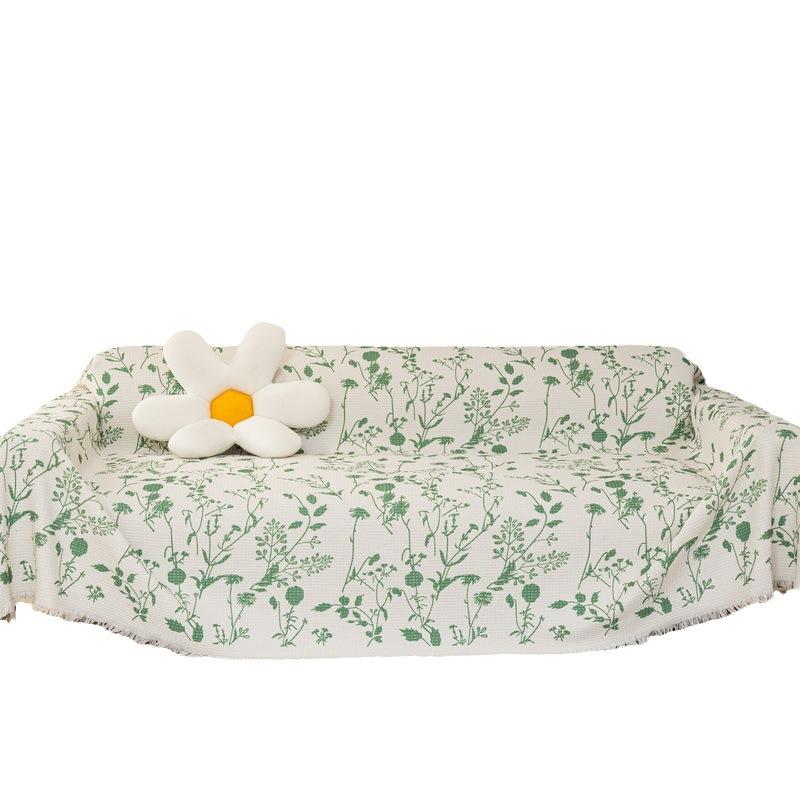 Sofa Towel Cover Cloth for All Seasons, All-inclusive, Universal Sofa Cushion Cover, Anti-slip, High-end Cover Blanket, Anti-cat Scratch