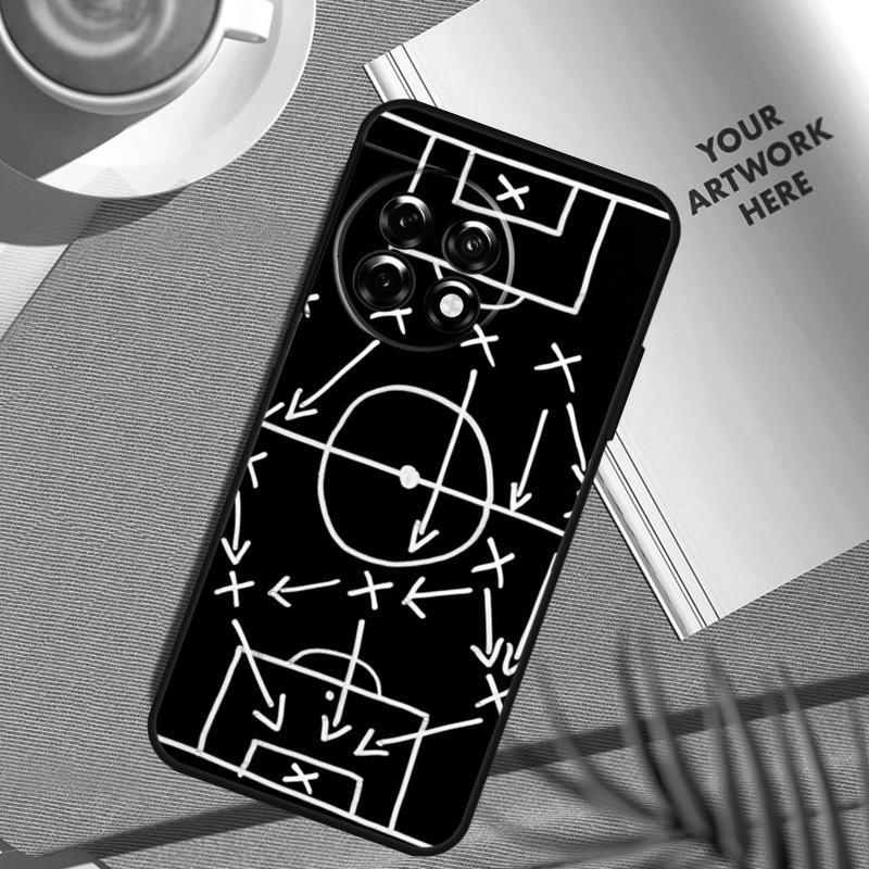 

Чехол-таймкейс Футбольный Футбол Тактика Для OnePlus Nord CE 5 3 4 Lite N20 N30 OnePlus 15 13 12 11 8 9 10 Pro 10T 13R 13T OnePlus 13R
