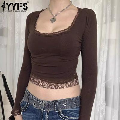 Camicette e camicie da donna alla moda casual primavera autunno stampa tinta unita manica lunga colletto quadrato