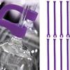 4Pcs Adjust Silicone Wine Glass Dishwasher Goblet Holder Safer Stemware Saver Utensils Saver Wine Glass Clip Washing Assistant