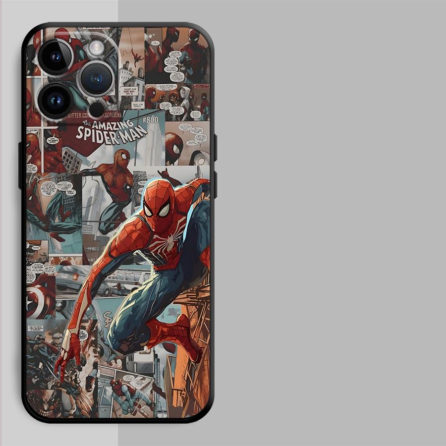 Marvel Comic Deadpool Fodral Telefonfodral för Apple iPhone 16 15 Pro 7 8 Air XR XS MAX 11 17 Pro Max 12 14 13