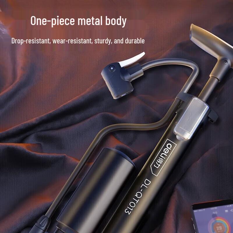 Deli Portable Dual-Pressure Metal Air Pump