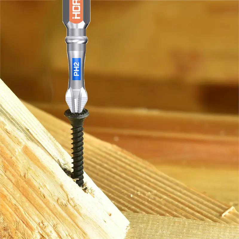 PH2 T20 T25 SQ2 Cross Screwdriver Non-slip  Magnetic Batch Head Hardness Drill Bit Screw Driver Hand Tools 50/75/100/150MM