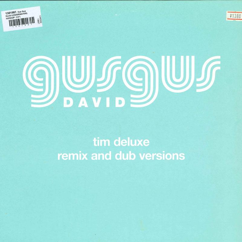 

12inch Record GUS GUS - David H2O042P UNDERWATER 2004 UK Dance & Electronica Used