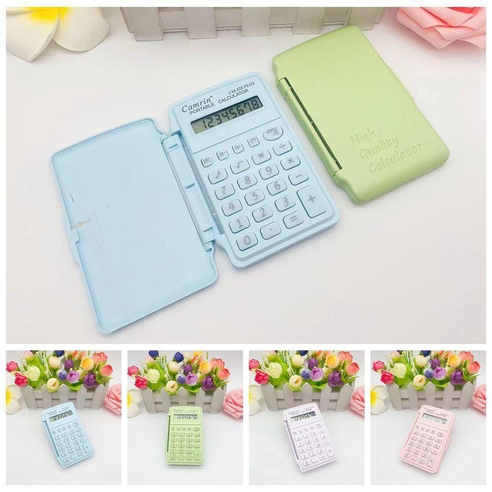 Lightweight Mini Scientific Calculator 8 Digits Mini Flip Calculator   Student Stationery